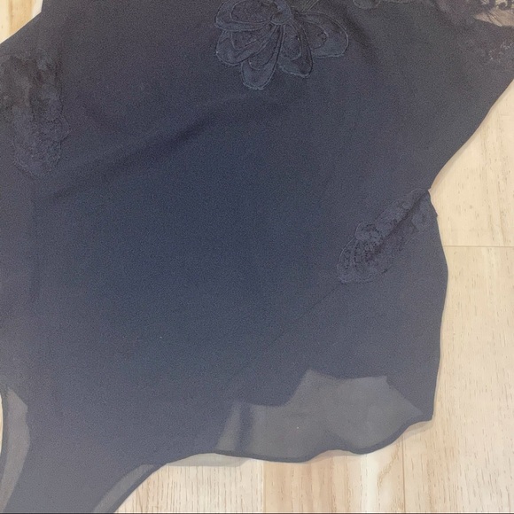 BLACK SHEER TEDDY - Picture 5 of 6